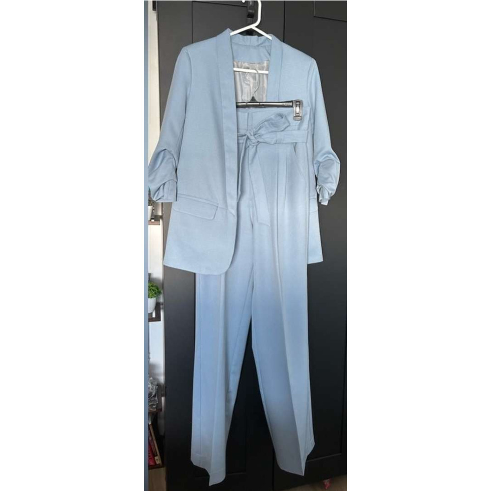 Zara pale blue suit - M